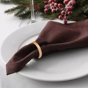 2 шт., металлические золотые держатели для салфеток, пряжки, простой стиль, простота в использовании, элегантное украшение для рождественского стола, современное кольцо для салфеток серебряный