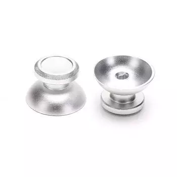 2 шт., металлический аналоговый джойстик, ручка для большого пальца, запасные части для Ps4/Xbox чёрный