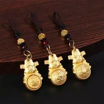 2 шт. Металлический фен-шуй подвесной декор, привлекающий удачу, автомобильный брелок, поделки, брелок со знаком зодиака для женщин Ox