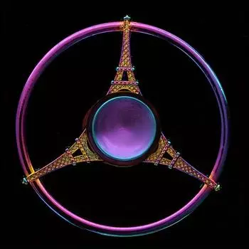 2 шт., металлический гальваника, ослепительный красочный гироскоп на кончике пальца, флип-кубик Рубика, квадратный магнитный вращающийся ручной гироскоп, игрушки для снятия стресса Iron Pagoda