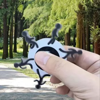 2 шт. металлический пальчиковый спиннер ручной работы ручная прялка гироскоп игрушка спиннер детские игрушки Stick Man