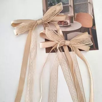 2 шт. Милая красочная заколка-бант из ленты, боковые зажимы для волос для девочек, женщин, праздничные аксессуары для волос для вечеринки, ободок