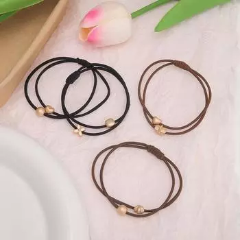 2 шт. Милая повязка на голову, кольцо для волос, модный головной убор для девочки, милая резинка, аксессуары для волос чёрный