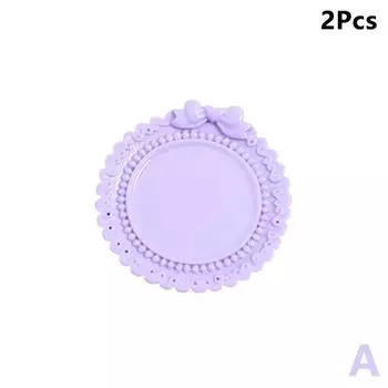 2 шт. Милая смоляная палитра для красок Палитра для нейл-арта Подставка для демонстрации нейл-арта Мини Портативные Тональные Инструменты для ногтей Художественные принадлежности Декоративные