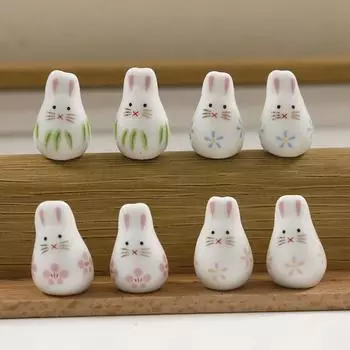 2 шт. милые мультяшные керамические бусины-шармы для изготовления ювелирных изделий своими руками браслет серьги ожерелье бусины-шармы аксессуары A3