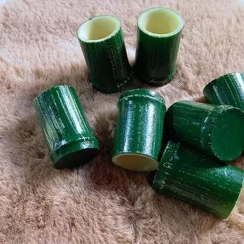 2 шт. милый кукольный домик миниатюрный бамбуковая трубка чашка для чая с молоком модель куклы туристический сувенир безделушка декор для дома аксессуары детские игрушки