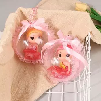 2 шт. милый светящийся шар кукольный фонарь игрушка детская девочка светящийся кукольный фонарь мультяшная кукольная лампа подвеска подарок на вечеринку