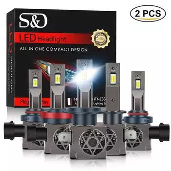 2 шт. мини 22000LM H7 светодиодные лампы для автомобильных фар H1 H8 H9 H11 H16 9005 HB3 9006 HB4 9012 Hir2 светодиодные Canbus Turbo авто фары 12 В 6500 К H1