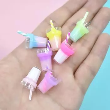 2 шт. Мини-чашка для питья, реалистичная, декоративная, сделай сам, забавная, миниатюрная для кукольного домика для фотографии 3