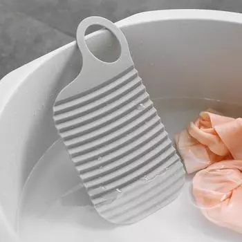 2 шт., мини-доски для стирки нижнего белья, доски для стирки носков, дизайн с подвесным отверстием, широко используемые портативные мини-доски для стирки белый