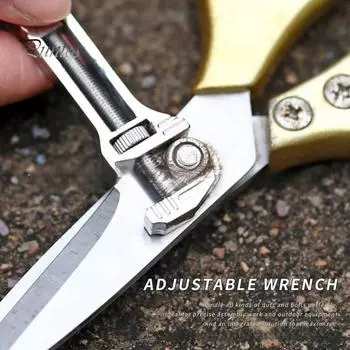 2 шт. Мини-гаечный ключ, многофункциональный инструмент с открывалкой для бутылок, точное измерение, прочная конструкция, портативный карманный гаечный ключ, универсальный многофункциональный инструмент Mini