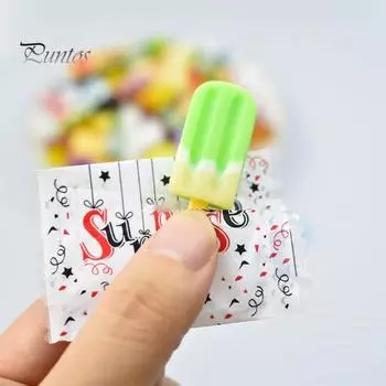 2 шт мини-кабошон из смолы, бутылки для еды, слепые сумки, аксессуары для кукольного домика для украшения B