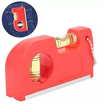 2 шт. Мини Магнитный Духовой Уровень Градиент Открытый Домашний Пластиковый Горизонтальный Измерительный Инструмент