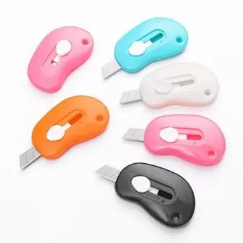 2 шт. мини-резак, безопасное лезвие, мини-резак, легкий портативный телескопический режущий инструмент для домашнего офиса горячий розовый