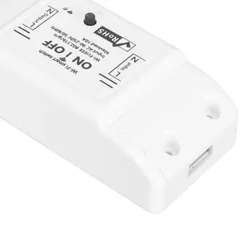 2 шт. Мини смарт-переключатель WiFi голосовое управление функция таймера беспроводной пульт дистанционного управления AC90250V