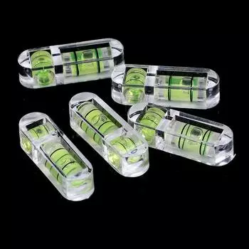 2 шт. Мини T-образный пузырьковый спиртовой уровень акриловый измерительный уровень регулировка