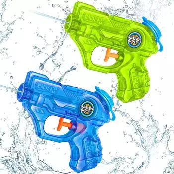 2 шт. Мини-водяные пистолеты-брызгалки с курком для открытого бассейна