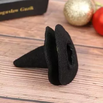 2 шт. Миниатюрные фетровые шляпы ведьмы для кукольного домика на Хэллоуин, украшение кукольного домика