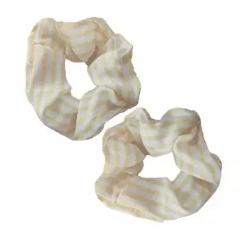 2 шт. Минималистичная полосатая эластичная повязка на голову, аксессуар для волос, резинка для волос, веревка для хвостика