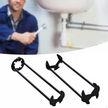 2 шт. многоцелевой ключ для раковины, съемник для крана, гаечный ключ для ремонта крана