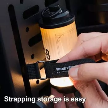 2 шт. многоцелевой ремень для хранения с металлической пряжкой, прочная застежка, регулируемая длина ленты, ремень для крепления на открытом воздухе для кемпинга и альпинизма 18cm