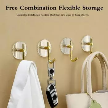 2 шт. многоцелевой широко используемый полезный водонепроницаемый многофункциональный крючок для хранения шарфа шляпы вешалка для одежды дверные крючки