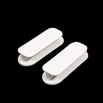 2 шт. многоцелевые бытовые оконные дверцы шкафа маленькие ручки самоклеящиеся ручки для шкафа раздвижные дверные толкающе-тянущие устройства One Size белый