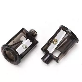 2 шт. многофункциональная автоматическая электрическая точилка с двумя отверстиями, точилка для карандашей, запасные лезвия, карандаши для домашнего офиса, принадлежности для художественного рисования one size