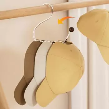 2 шт. многофункциональная круглая вешалка для шляпы, крючки для шкафа, держатель для шарфа, полотенца, галстука, спальни 2Pcs