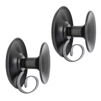 2 шт. Многофункциональные подсвечники с ручкой для различных случаев Металлический подсвечник чёрный