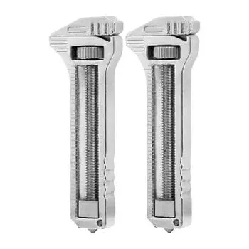 2 шт. многофункциональных гаечных ключа, компактный гаечный ключ, портативный лом, многофункциональный инструмент, аксессуары для ремонта гаечного ключа