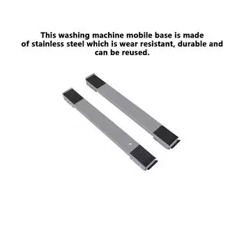 2 шт. Мобильная подставка для холодильника из нержавеющей стали Мебельный кронштейн белый