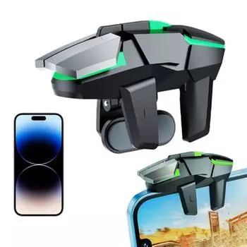 2 шт. Мобильный игровой контроллер триггер универсальный простой в установке высокочувствительный стрелок