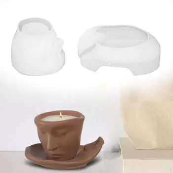 2 шт. модели свечей для лица контейнер ручной работы силиконовые литьевые украшения умирают
