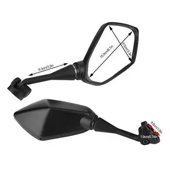 2 шт. модифицированное гоночное зеркало заднего вида для мотоцикла, отражающие боковые зеркала для Cbr600 Cbr900