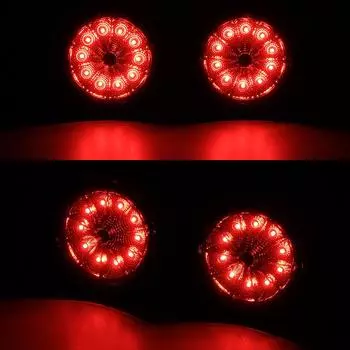 2 шт. модифицированные светодиодные задние фонари с лампочкой, подходят для Can-Am Outlander Commander Maverick Renegade 710001645, задний стоп-сигнал автомобиля