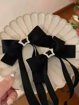 2 шт. Модные милые геометрические полые заколки для волос в виде пятиконечной звезды, банта, ленты для женщин, девушек, для вечеринки, аксессуары для волос