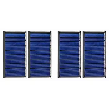 2 шт. Модуль солнечной батареи 5 В 50 мА Поликристаллический силиконовый солнечная панель зарядное устройство QDE