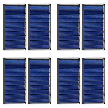 2 шт. Модуль солнечной батареи 5 В 50 мА Поликристаллический силиконовый солнечная панель зарядное устройство