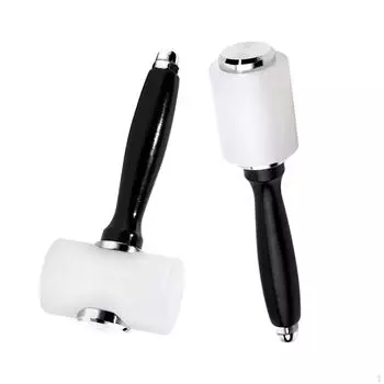 2 шт. молоток для резьбы по коже с Т-образной головкой, нейлоновый практичный ручной инструмент для кожевенного ремесла