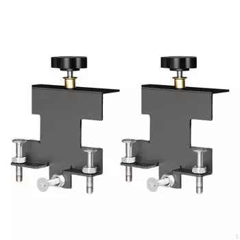 2 шт. Монтажный приспособление для дверцы шкафа, точный портативный удобный крепежный инструмент Cast Iron Material