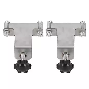 2 шт. Монтажный зажим для дверцы шкафа, толщина 2 мм, диапазон зажима 1-39 мм, нержавеющая сталь, дверца шкафа
