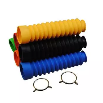 2 шт. мотоциклетная передняя вилка крышка гетры Gators Boot протектор удара пылезащитный кожух для мотоцикла мотокросс внедорожный пит-дирт байк чёрный