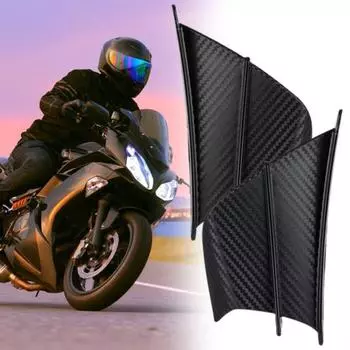 2 шт. мотоциклетное крыло ABS, прочный аэродинамический спойлер для мотоцикла, комплект крыльев для профессионалов B