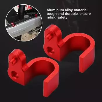 2 шт. мотоциклетные алюминиевые аксессуары передний тормозной шланг зажим держатель для Honda CRF250L CRF250M 2012-2015 crf 250 L/M чёрный