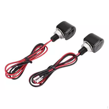 2 шт. мотоциклетные указатели поворота, индикаторы, мигалки для легкой установки чёрный