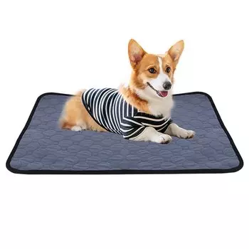 2 шт. моющиеся простыни для домашних животных, подстилки для собак и кошек, подстилка для домашних животных, быстросохнущие, водонепроницаемые, герметичные, для средних и больших собак и кошек, подстилки для собак серый