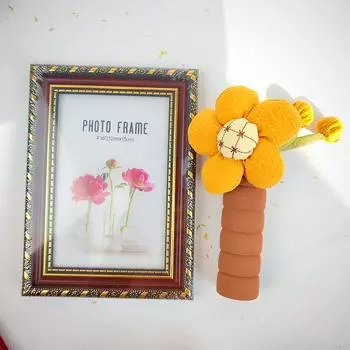 2 шт. Мягкая антистатическая электрическая утолщенная дверная ручка для холодильника, простая в использовании цветочная ручка, пылезащитная накладка против столкновений светло-желтого