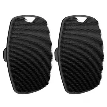 2 шт. Мягкая отшелушивающая щетка для душа, настенная, силиконовая щетка для тела, щетка для пены для ванны, спа