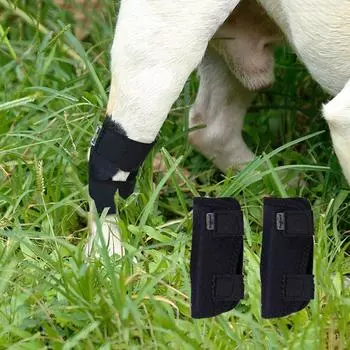 2 шт. Мягкая подушка для восстановления суставов домашних животных, регулируемая подставка для ног собак, поддерживающая подставка для ног против облизывания M